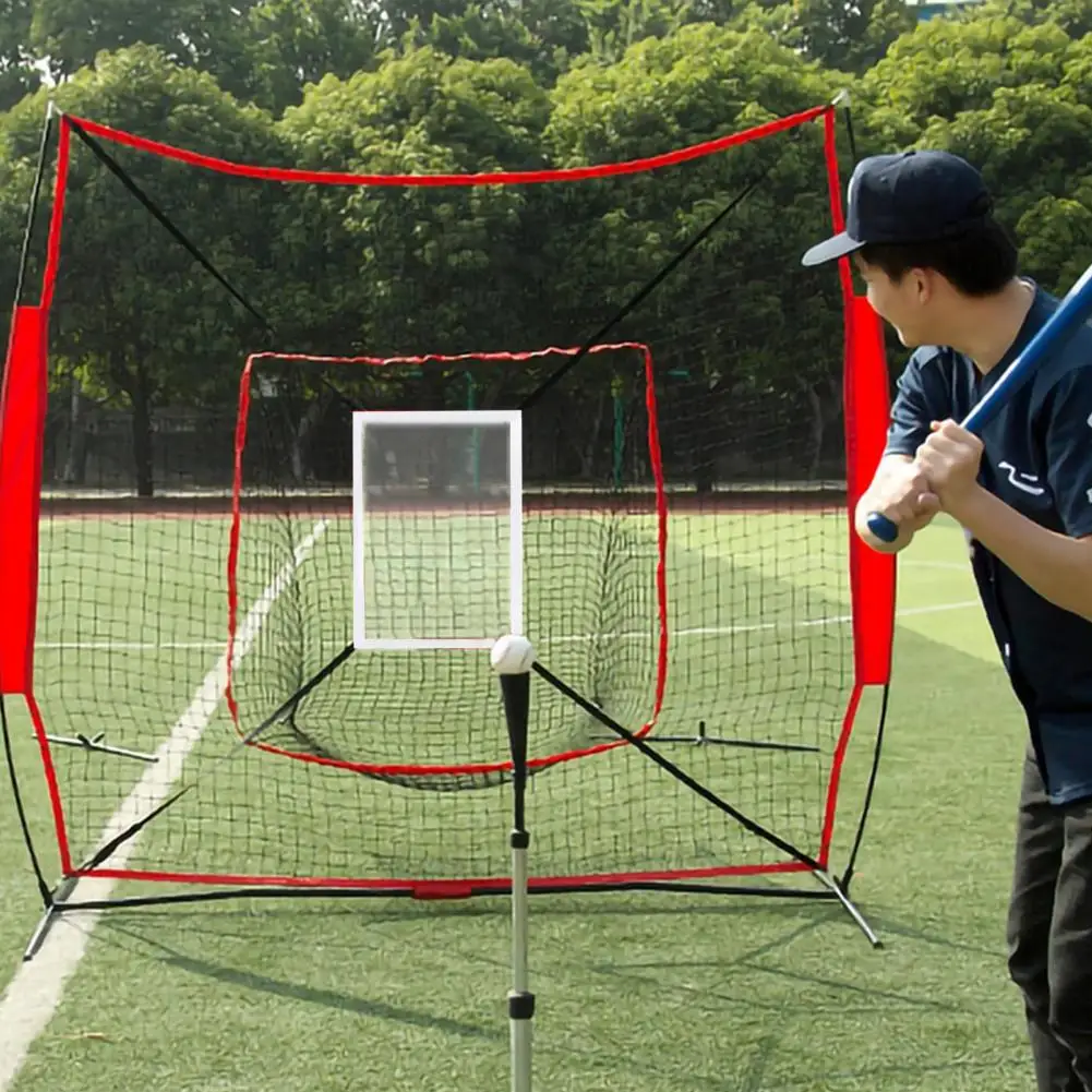 Baseball Strike Target Net Adjustable Strike Zone Accuracy Pitching Target for Baseball Lovers Training Hitting Throwing Batting