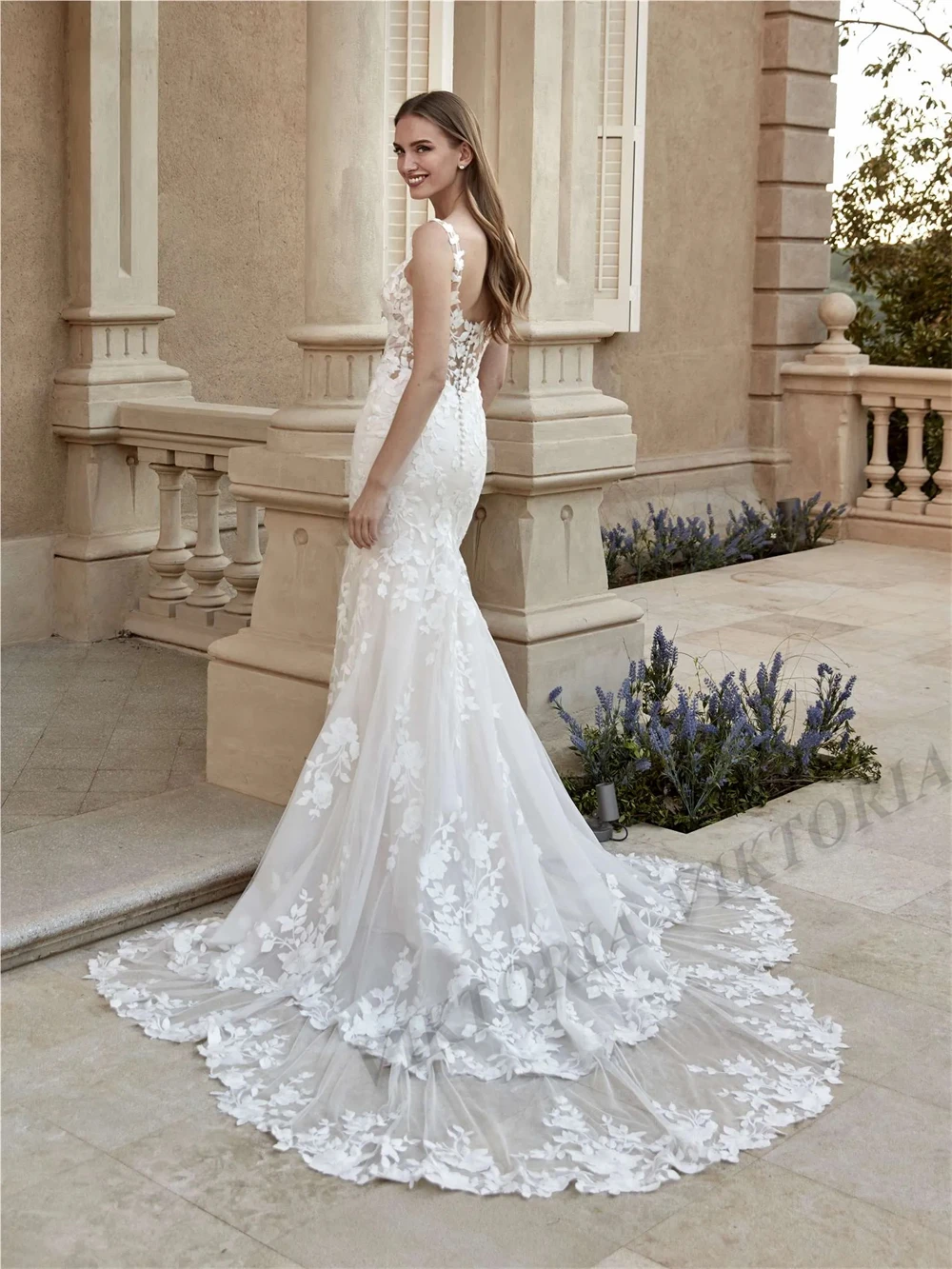 VIKTORIA Fashion Mermaid Wedding Dresses for Women Bride Sweetheart  Sleeveless Buttons Robe De Marie Personalized Customized - AliExpress 320