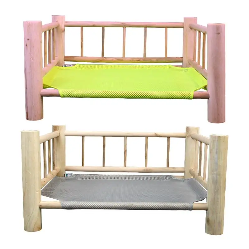 

Подвесная кровать для домашних животных, легкий в сборе гамак из искусственной кожи, с подкладкой из ткани Оксфорд, съемная поднятая кровать для щенков, кроликов