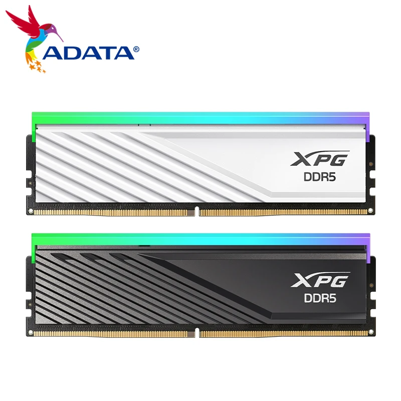 ADATA XPG LANCER DDR5 메모리, RGB 지지대 XMP3.0 EXPO 데스크탑 메모리, 방열판 포함, 16GB, 24GB, 32GB, 6000Mhz, 6400Mhz
