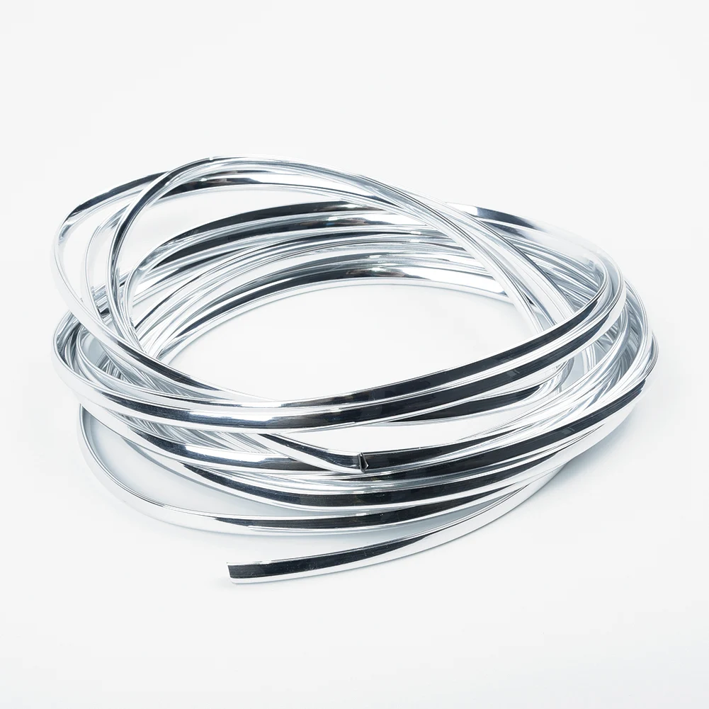 

U shape design Edge Scratch Guard Protector Cover 1pcs Door / boot protector strip Silver Roll Strip Universal 6M