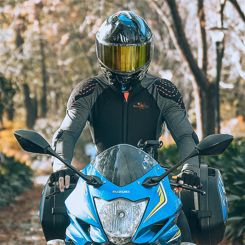 WEST BIKING Motorcycle Soft Armor Jacket Summer Breathable Cycling Jersey CE Certified Motorcross Racing Bike Protective Gear