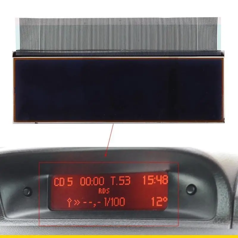 206 C5 Xsara Picasso 교체 용 LCDScreen 네비게이션 디지타이저 중앙 네비게이터 디스플레이 패널 용 SZCH Universal Fit