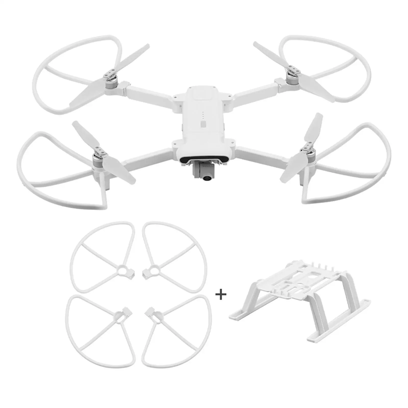 Eliche Guard Landing Gear Set 8 Accessori Per Quadricotteri,, Facile Da Installare