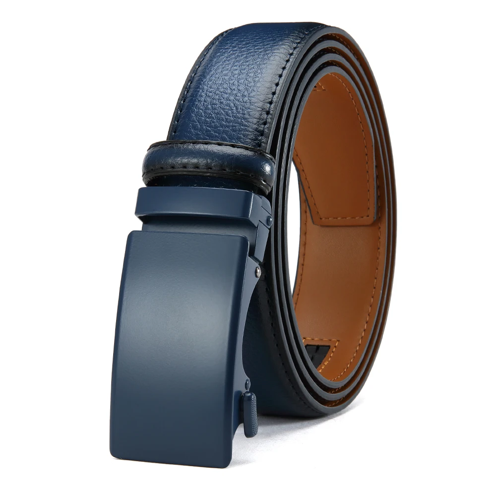 Herren Business Gürtel Leder Klassische Legierung Schnalle Hohe Qualität Casual Mode Ratsche Verstellbarer Gürtel Cowboy Punk Casual Gürtel