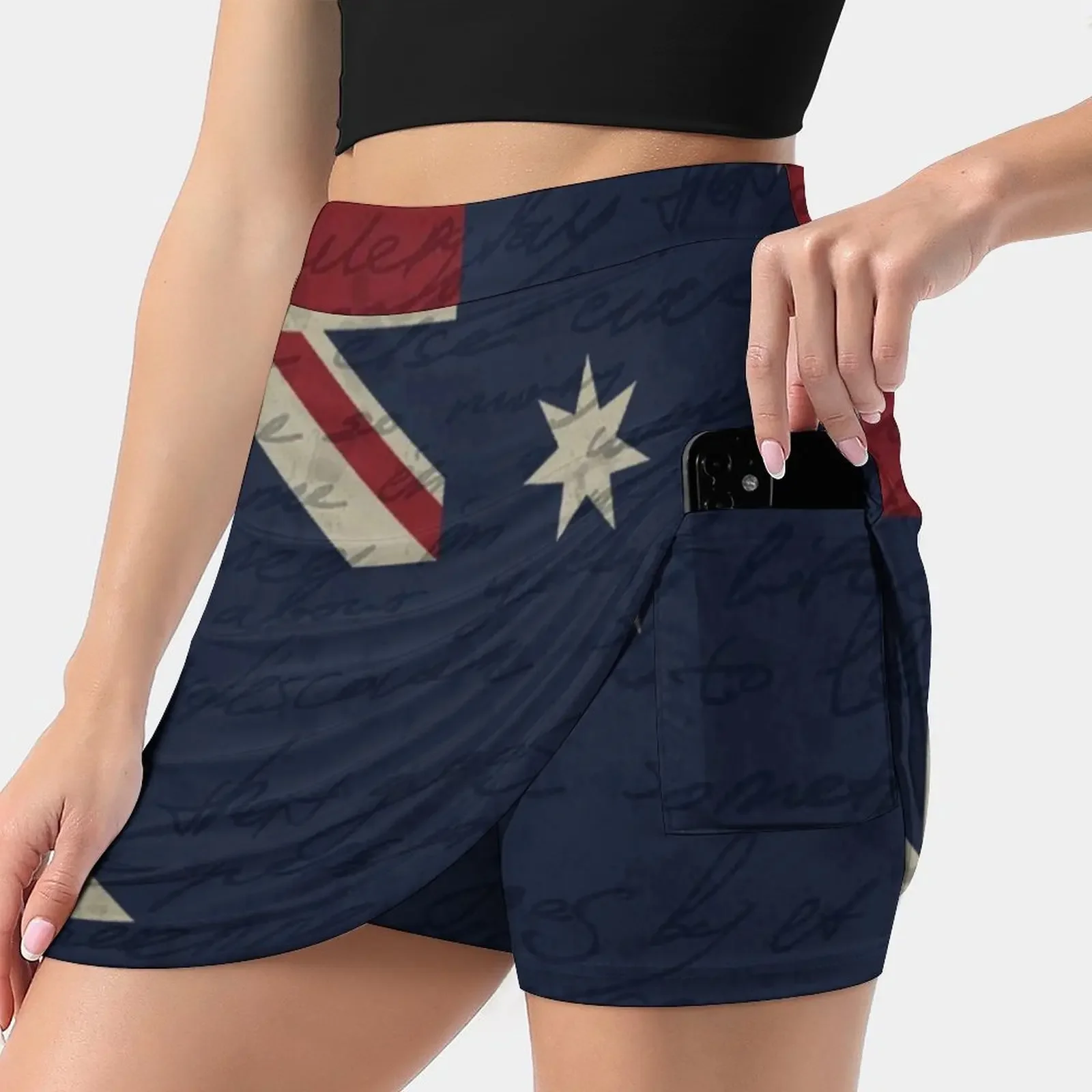 

Винтажная Женская юбка с австралийским флагом, мини-юбки, трапециевидная Юбка со скрытым карманом, винтажная юбка с австралийским флагом и страной гордости, политика