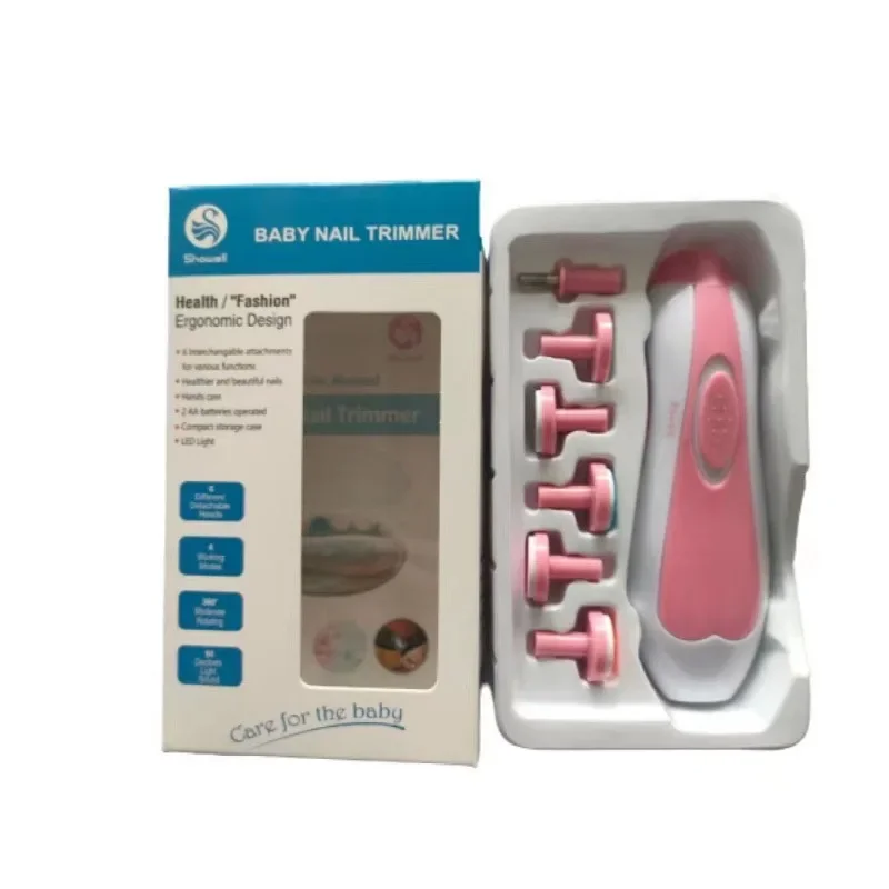 Baby Electric Nail Grinder Multifunctional Anti Scratch Children's Nail Clipper Newborn Polishing Tool Set Nails Care Tools nail clipper nail care kit nail grinder
