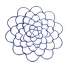 6'' Diameter Frog Floral Grid Flower Cuttings Holder Stainless Steel Wire Flower Arrangement Grid for Vase Flower Stems Bouquets 2