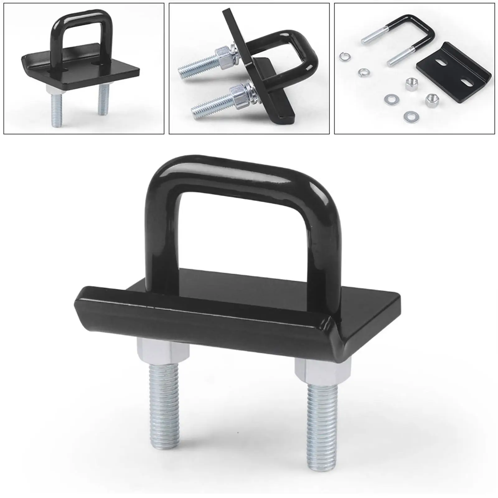 트레일러 볼 마운트용 히치 타이트너, 1.25 에서 2 히치 잠금 다운 견인 클램프