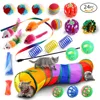 DualPet Kitten Toys Variety Cat Toy Combination Set Cat Toy Funny Cat Stick Sisal Mouse Bell Ball Cat Supplies 20 Piece Set 6