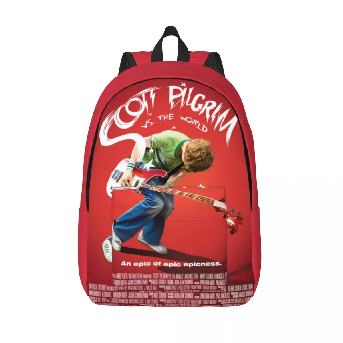 

Scott Pilgrim VS The World Backpack Elementary High College School Student Bookbag Teens Canvas Daypack Travel
