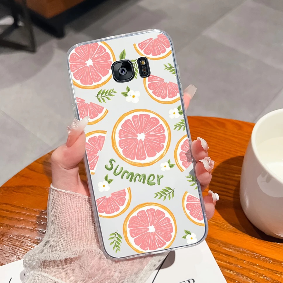 Transparent Floral Silicone Phone Case - Elegant & Protective Back Cover