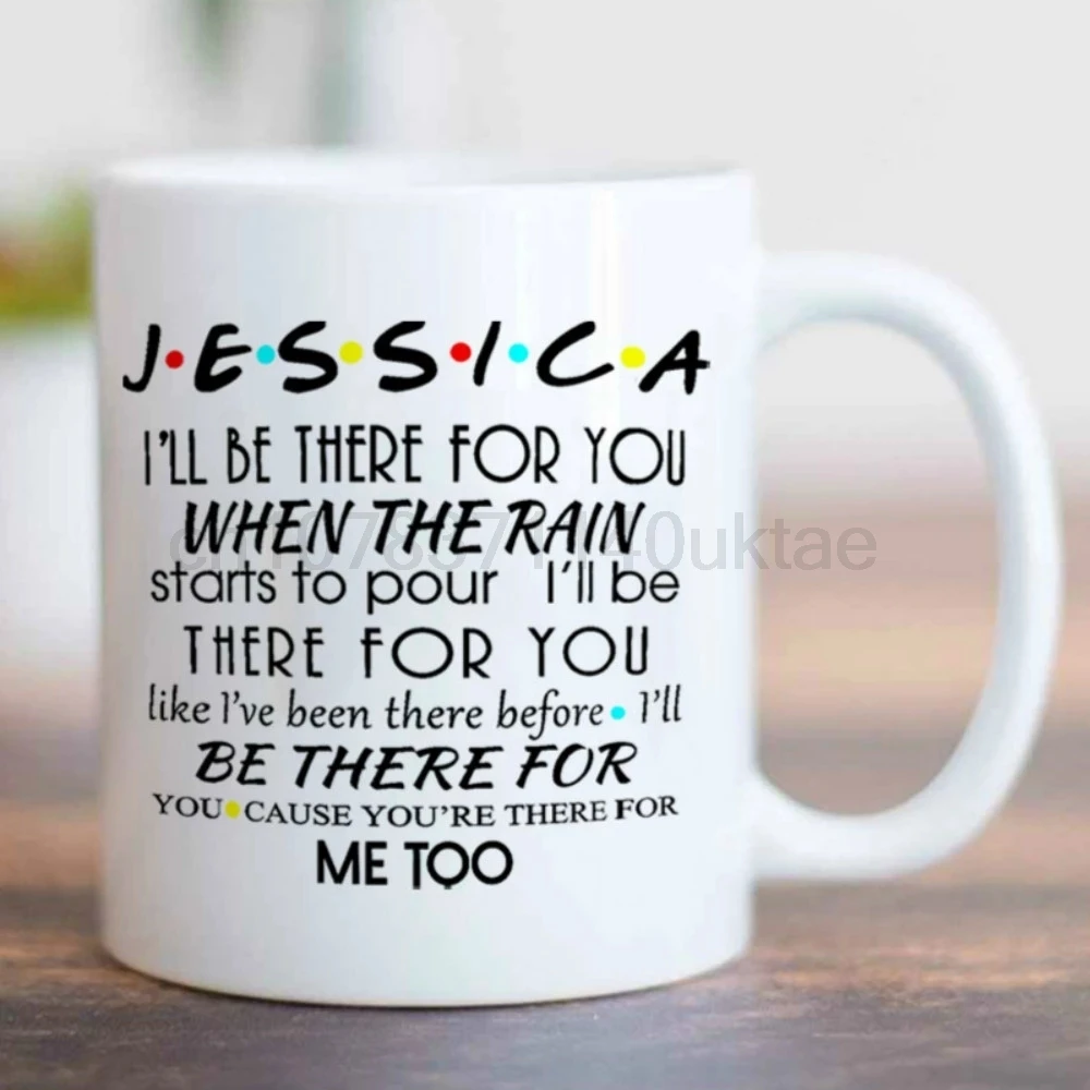 

Индивидуализированные именные чашки для ТВ-шоу для друзей, центральный Перк, друзья, поворотные кофейные кружки, чашки для воды, сока, посуда для напитков, чая, посуда для кофе