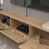 Floating TV Stand, TV Stand up to 75 inch TV, Floating TV Stand Wall Mounted, Floating Entertainment Center 4