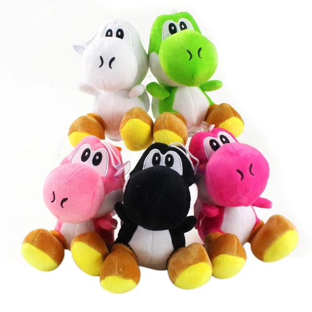 24cm Size Super Mario Bros Yoshi Plush Doll Model Toy - Stuffed & Plush  Animals - AliExpress