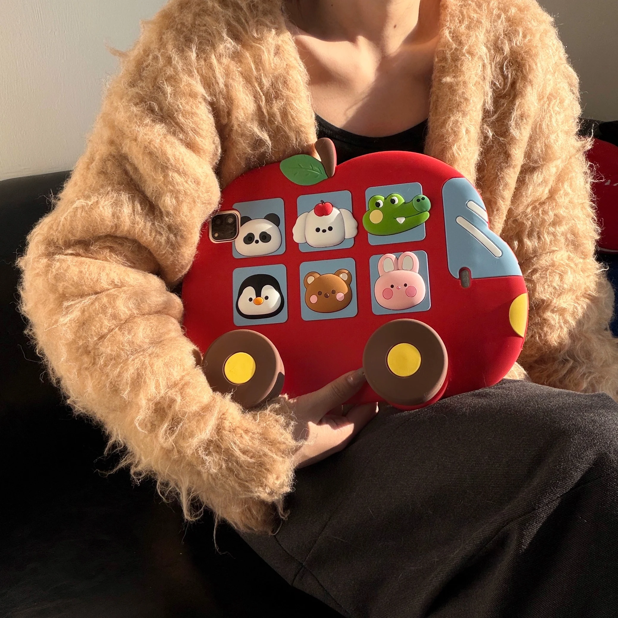 Cute Cartoon Animal Silicone Tablet Protective Case