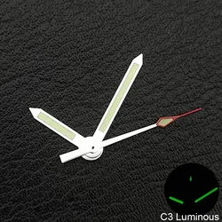 Elegant Black Silver Gold Watch Hands with C3 Green Luminous Accents - Premium Watch Accessories (1 silvery)