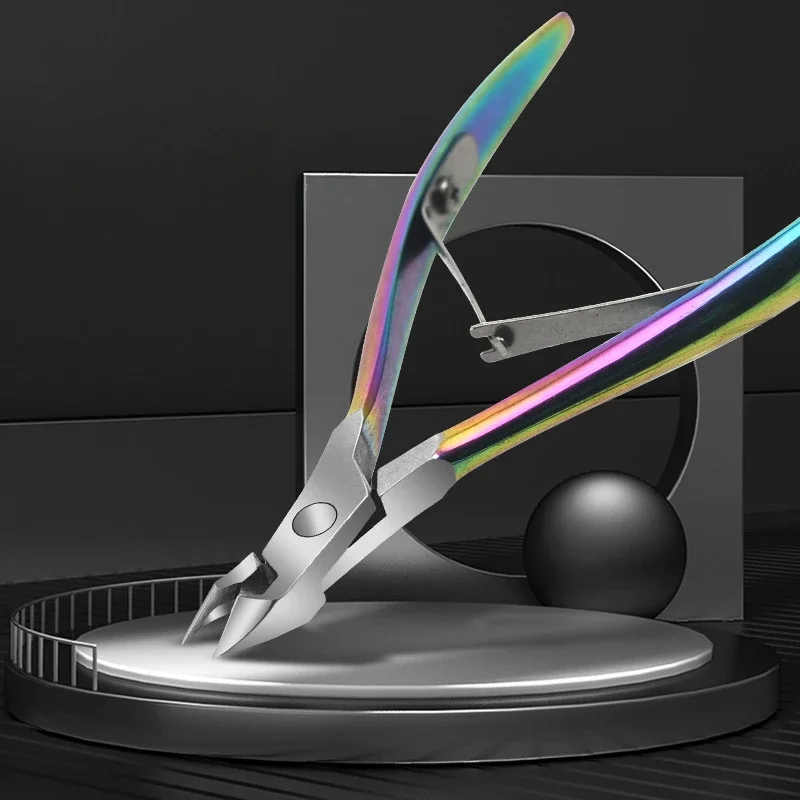 3 개/대 전문 스테인레스 스틸 네일 커터 가위 니퍼 Muti 기능 큐티클 푸셔 리무버 네일 케어 매니큐어 키트