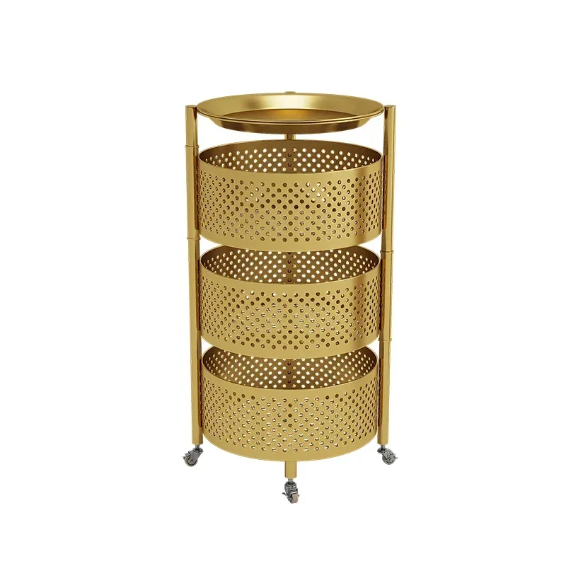 Multi layer storage trolley for Salon Professional Use Installation-free Beauty Trolley Sorting Storage