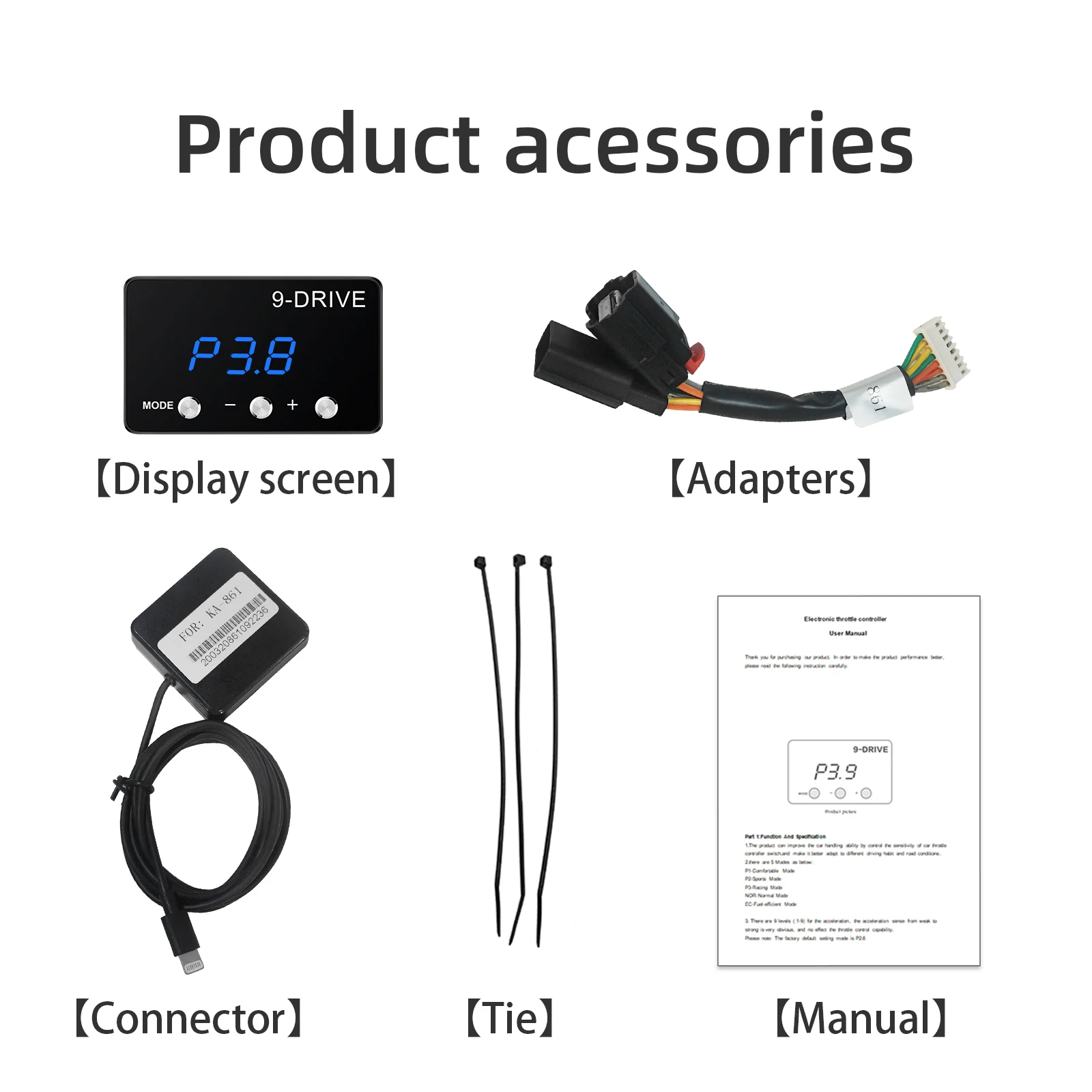 Controller di Risposta dell'Acceleratore per Auto, Plug & Play, Booster Digitale per Pedale, Potenziatore di Accelerazione con 9 Modalità di Guida - Image 6