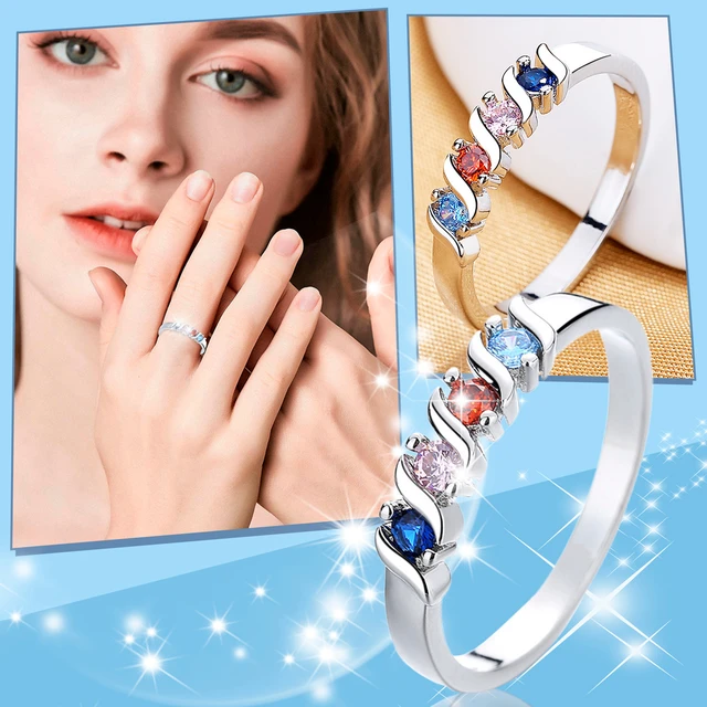 Personality Fashion Ladies Love Symmetrical Cute Gifts for Teen Girls under  10 Dollars Rings Size 10 Gold Golden Rings Women - AliExpress
