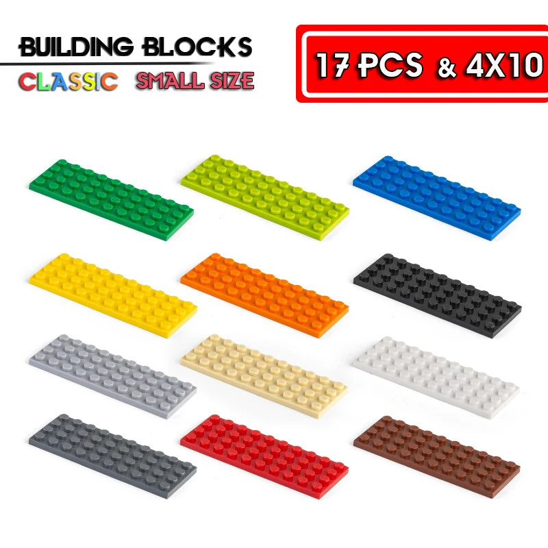

Building block basic accessories double-sided bottom plate 4X10 hole educational creative compatible brand building block toys