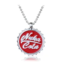 FALL Series OUT Necklace  Beverage Bottle Cap Style Pendant Necklace Everyday Wear Fashion Accessory Party Gifts 1