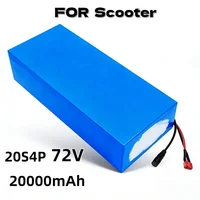 Batterie lithium-ion 72V 20Ah 20S4P 3000W avec BMS et chargeur 84V 3A haute puissance pour trottinette et conduites haute performance 1