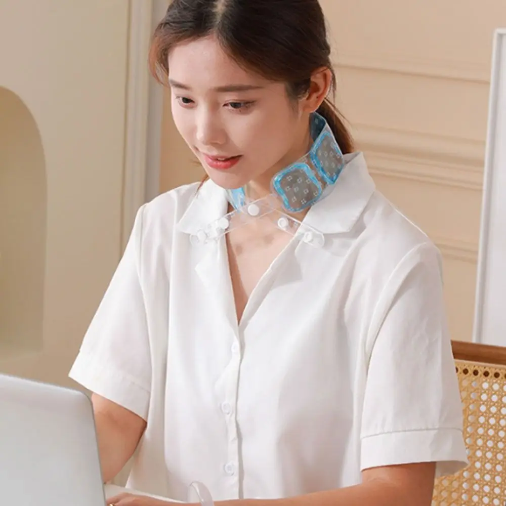 18/28 ℃ Collari Refrigeranti per il Collo, Gadget Estivo, Cuscino di Ghiaccio Portatile, Tubo di Raffreddamento PCM Riutilizzabile, Essenziali per l'Estate - Image 2