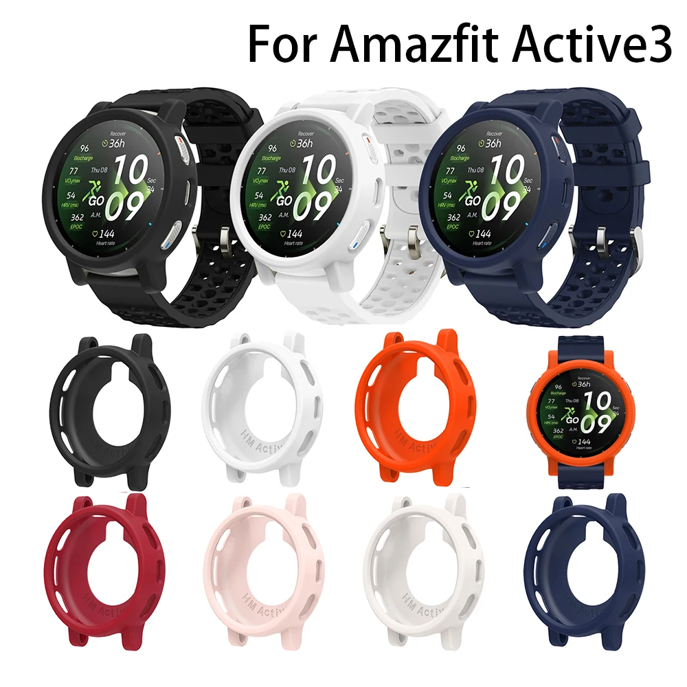 Silicone Protective Case Cover for Smartwatch - Replacement Accessories and Screen Protection Shell