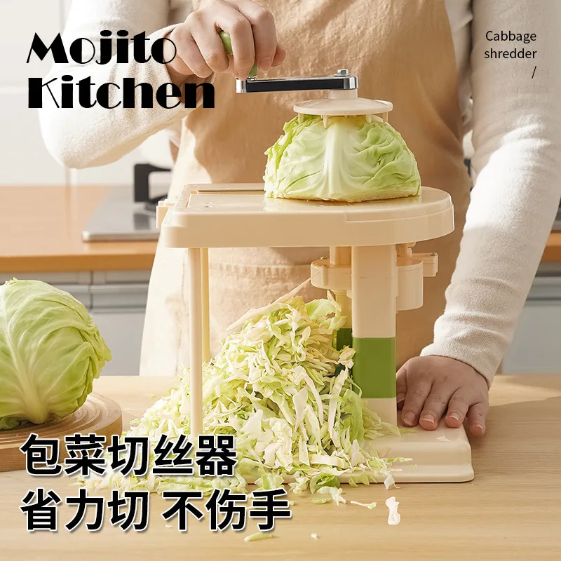 Cortador De Repollo Manual - Rallador De Chucrut, Para Verduras Y Frutas, Acero Inoxidable, Fácil Limpieza, 2 Tamaños