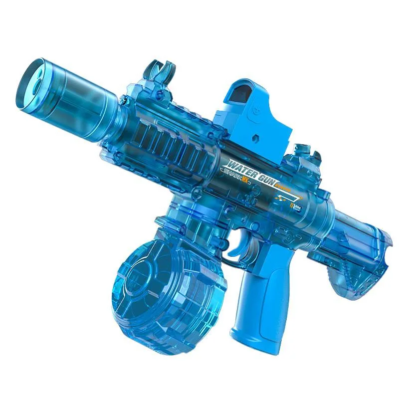 M416 전동 물총 장난감 (사운드, 라이트 포함) 고압력 전자동 발사 물총 대용량 물총