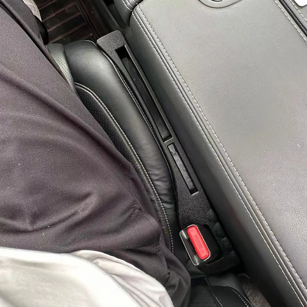 Ganci Portaoggetti Per Auto - 2 Pezzi Con Pelle Scamosciata, Girevoli