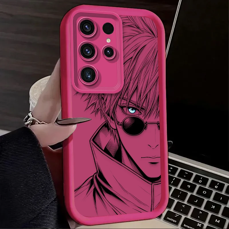 Jujutsu Kaisen Gojo Geto Minimalist Line Art Phone Case
