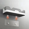 Bathroom Shelf Organizer Shower Storage Rack Black Corner Shelves Wall Mounted Aluminum Toilet Shampoo Holder No Drill 3