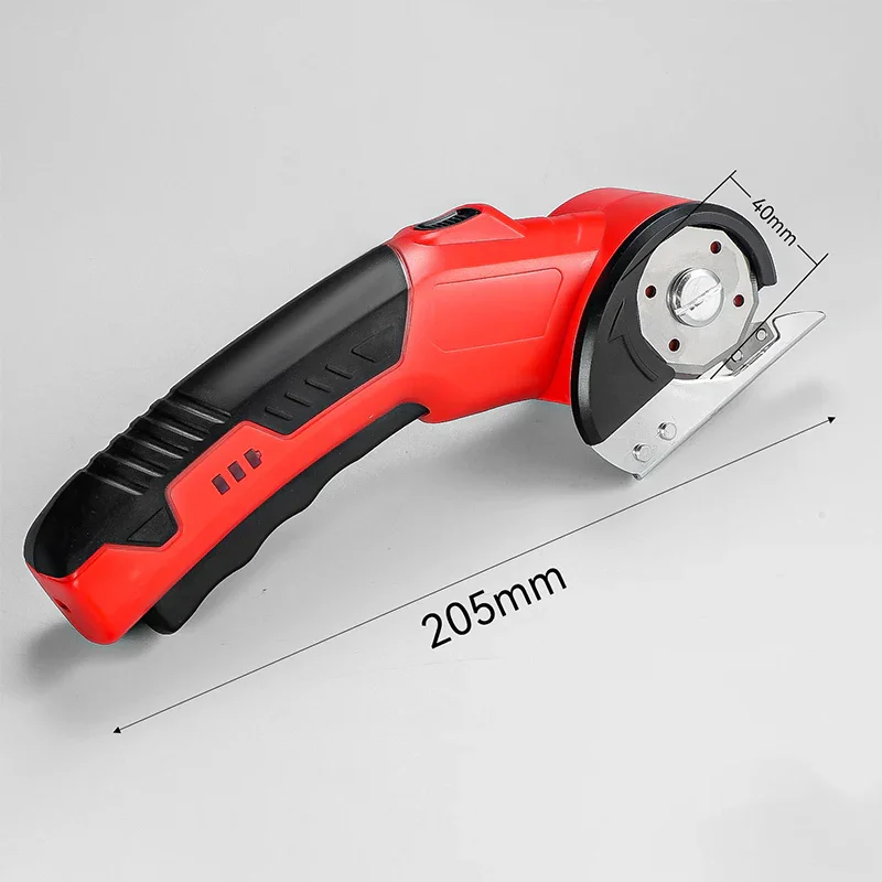 Rechargeable Cordless Electric Scissors Cardboard Cutter for Carpet Fabric Leather 5 Replacement Blades Fabric Cutting Machine