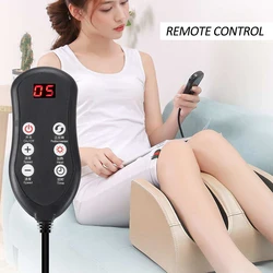 Heated Shiatsu Foot Massager with Deep Kneading and Compression Therapy for Muscle Relaxation and Pain Relief (Remote control Gold)