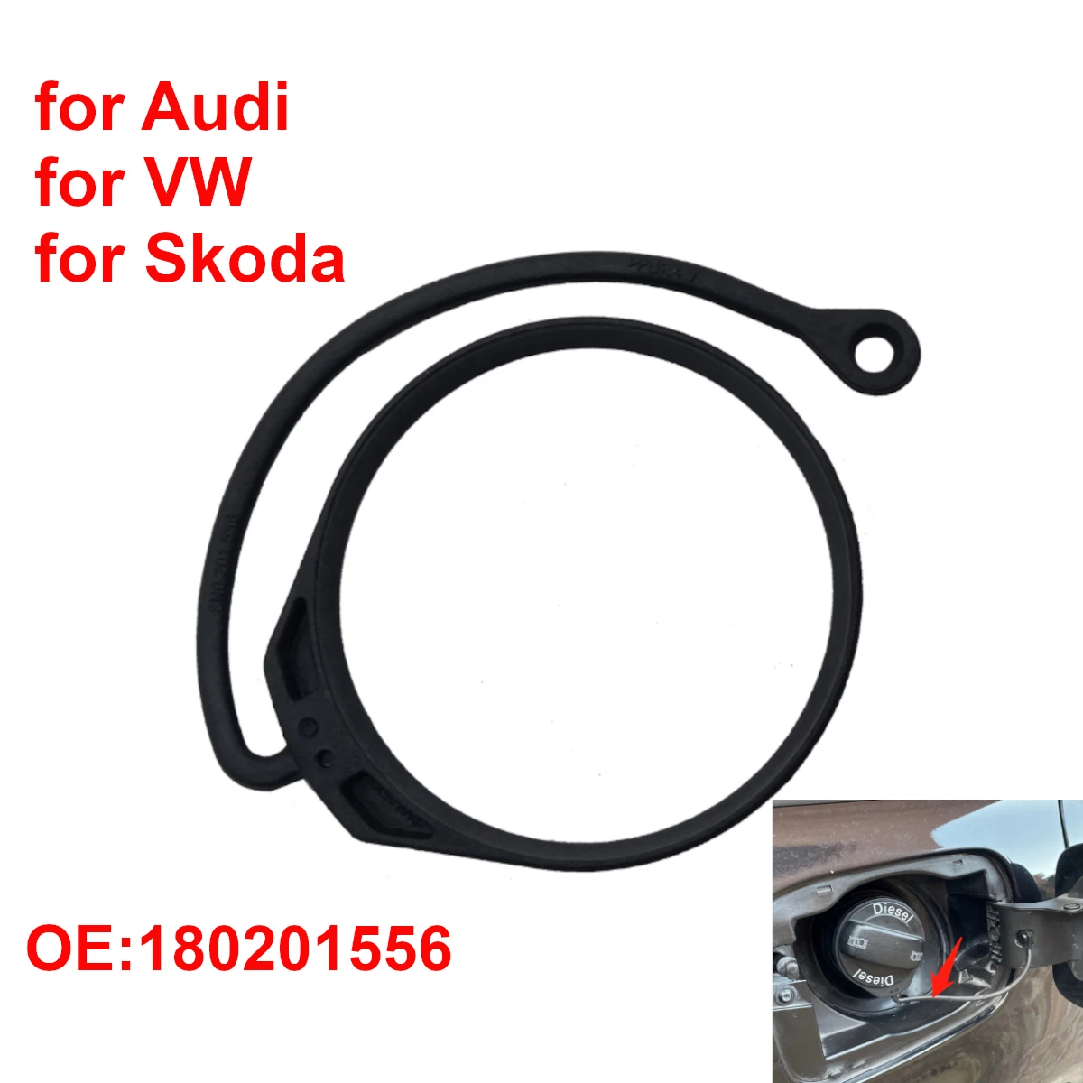 Fuel Tank Cap Band Cord for Audi A1 A3 A4 A5 A6 A7 A8 Q3 Q5 Q7 for