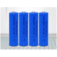 Adequate capacity 14500 800mAh 3.7V Li-ion Rechargeable Batteries AA Battery Lithium Cell for Led Flashlight Headlamps Torch 3