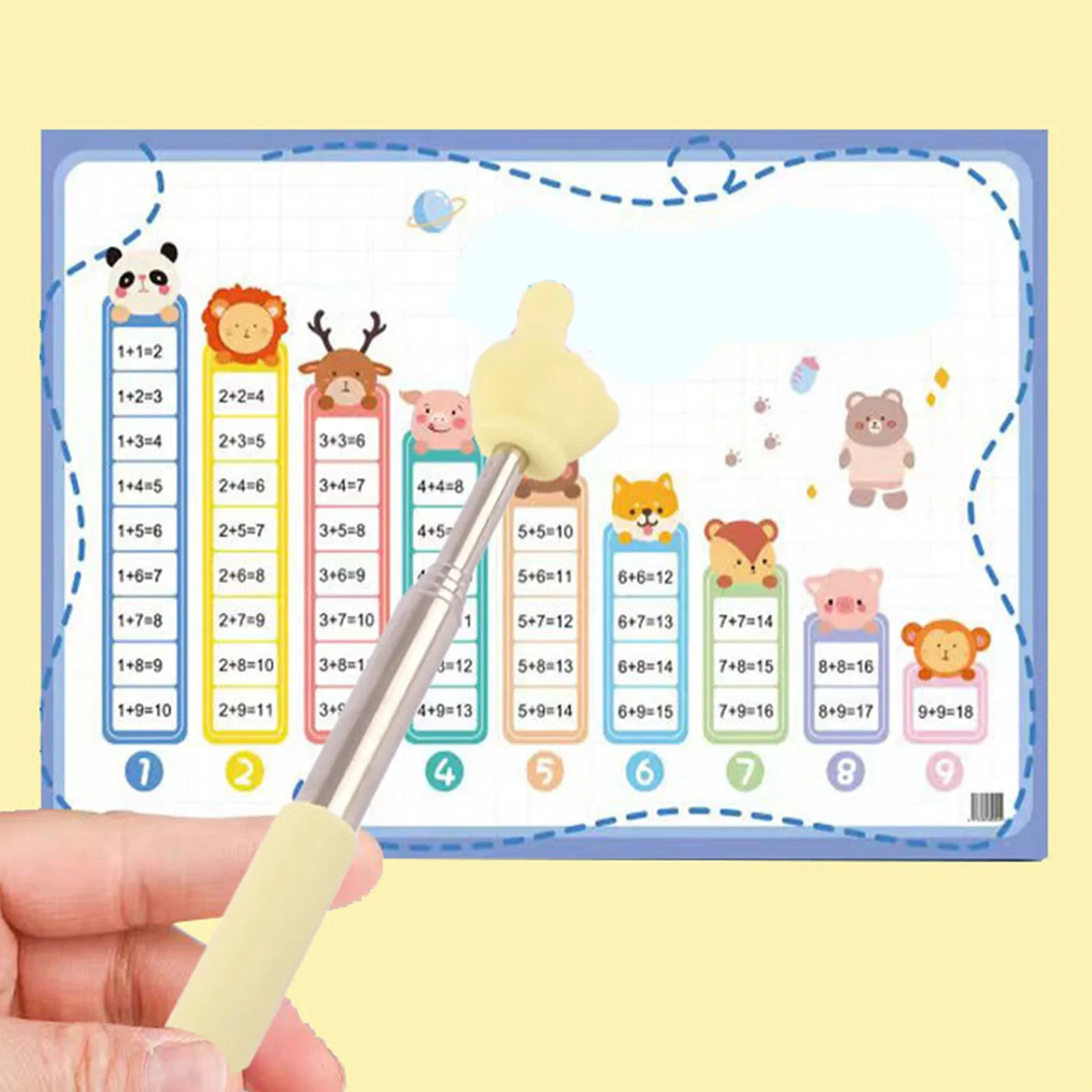 68cm Telescoping Teacher Pointer Colorful Retractable Teacher Hand Pointer for Classroom Kids Reading Pointer