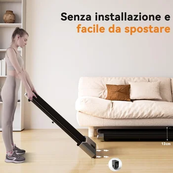 39.37inch Under Desk Treadmill 350lbs Portable Treadmills for Home/Office Walkingpad App/Remote Control LCD Screen Data Tracking 2