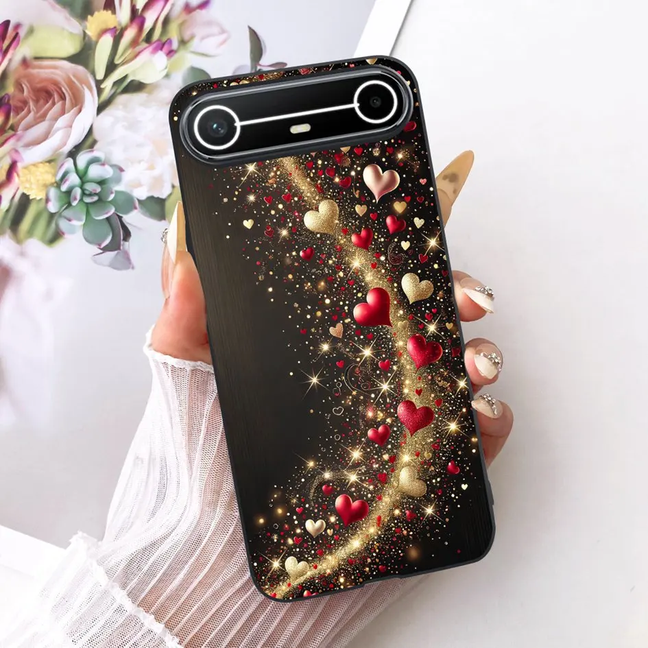 New Fashion Flower Bowknot Soft Silicone Protective Bumper Case - Slim Design