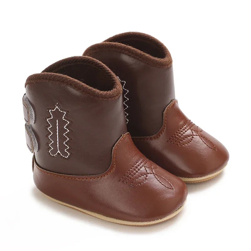 Baby Boots Made Of Soft PU and Cotton Autumn and Winter Short Boots With Rubber Soles Anti Slip Baby baby shoes baby boots
