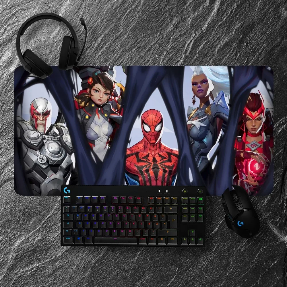 MINISO Marvel Rivals Mousepads Non-slip Lockedge Office Student Gaming Thickened Large Writing Pad Cushion 3
