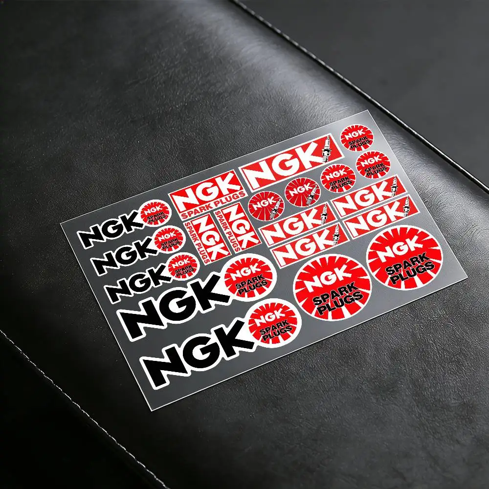 Ngk 반사형 오토바이 스티커용, 어두운 곳에서 밤에 사용하는 3M 안전 경고 스쿠터 헬멧