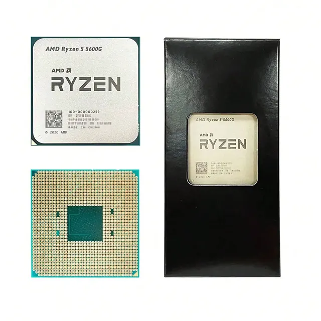 AMD Ryzen 5 5600G는 고성능 CPU와 AMD Radeon 그래픽을 결합한 멀티태스킹에 적합한 데스크탑 프로세서이다.
