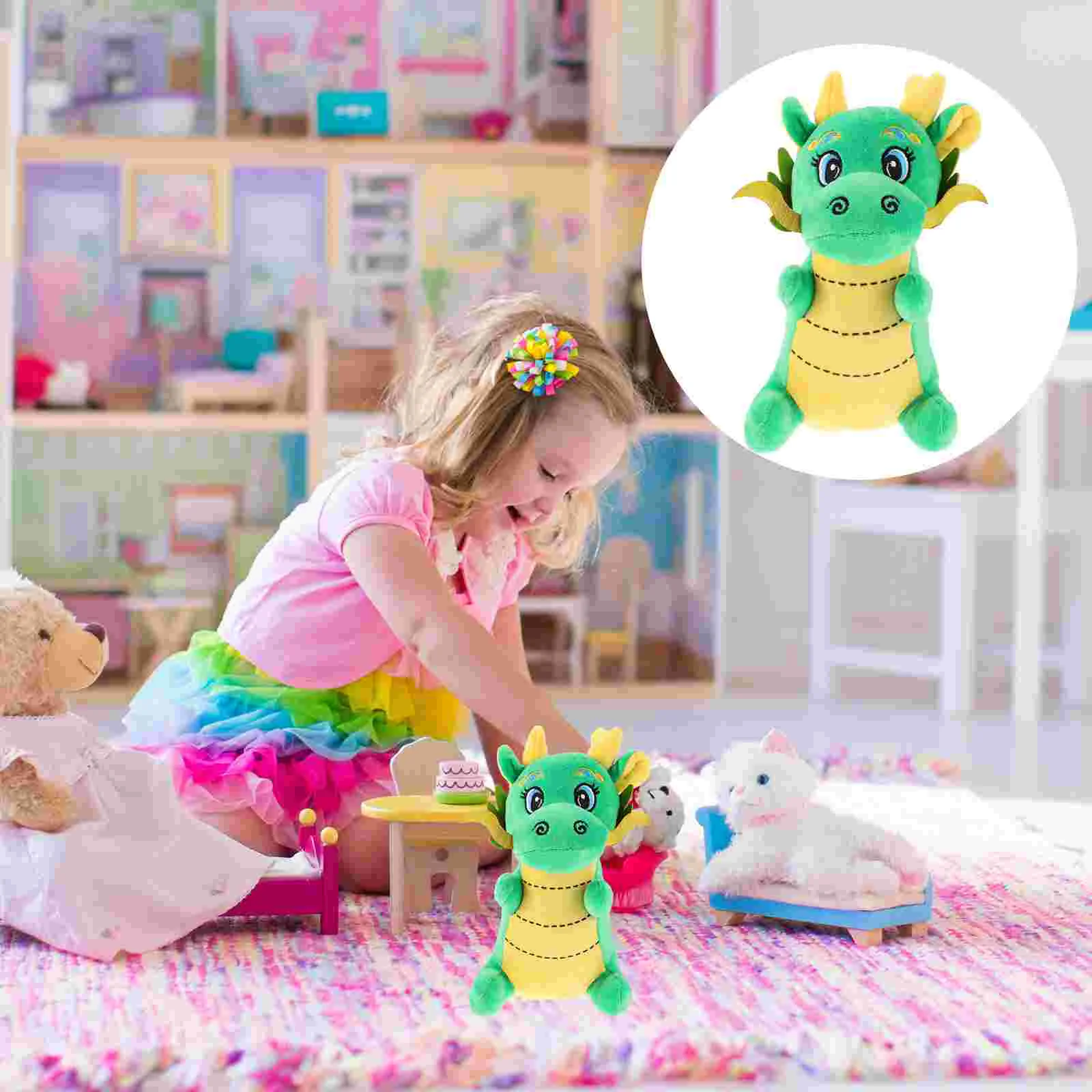 

Stuffed Dragon Plush Lanyard Suction Cup Dragon 2024 Spring Festival Mascot