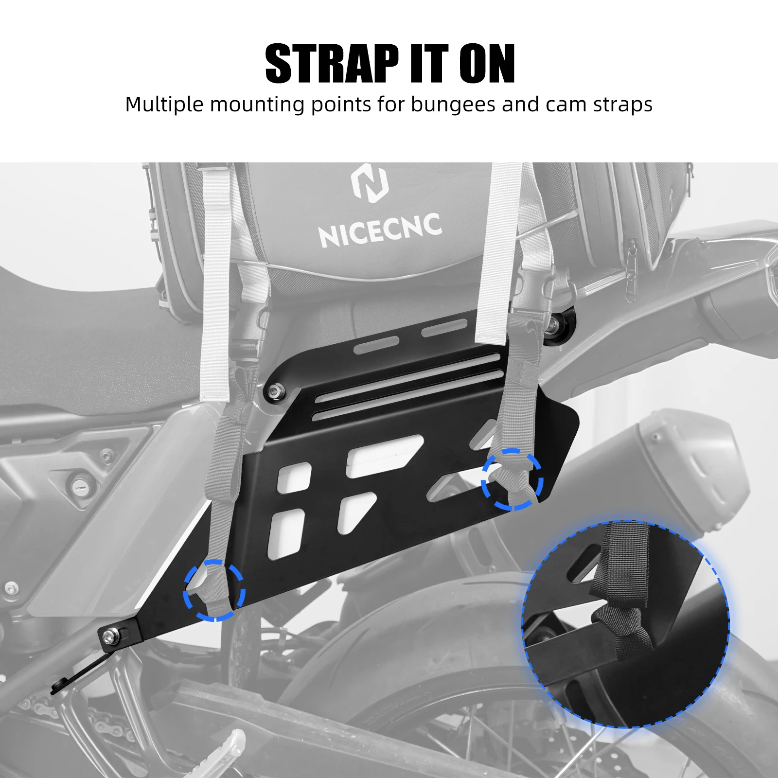For Yamaha-Tenere700 XTZ700 XTZ07 Side Luggage Rack Saddlebag Support Bracket XTZ700 XTZ07