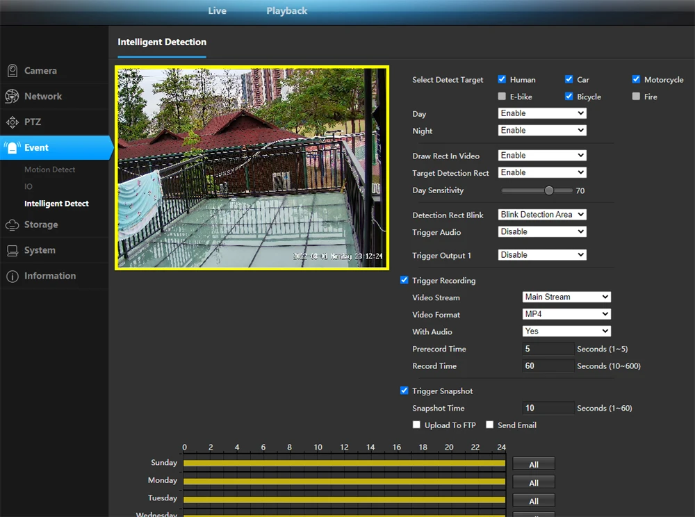 Detail desky kamerového modulu