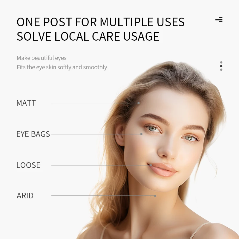 5/10 Pairs SADOER Hyaluronic Acid Eye Mask Anti Dark Circles Removal Eyes Bags Moisturizing Firming Patches Skin Care